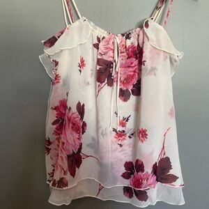 Express floral cami size XS